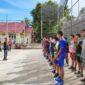Tim PGL VC Padang Geulumpang, Kabupaten Aceh Barat Daya (Abdya), Provinsi Aceh saat melakukan latihan kemarin sore. Foto/Rahmat Gumpalan.