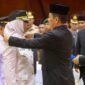 Fitriany Farhas yang telah ditunjuk oleh Kemendagri dan dilantik oleh Pj Gubernur Aceh hari ini sebagai Pj Bupati Nagan Raya. Selasa (11/10/2022). Foto: Teuku Rahmat/gumpalannews.com