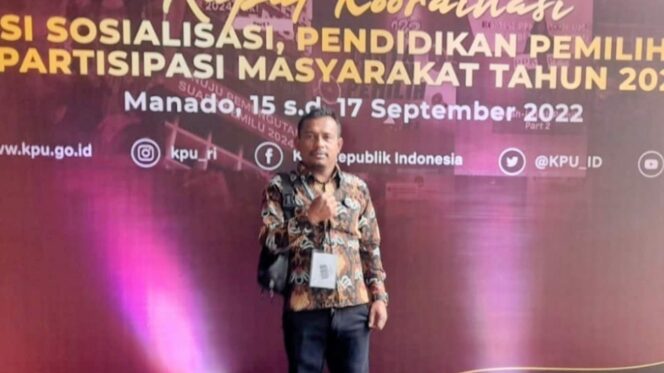 
 Komisi Independen Pemilihan (KIP) Kabupaten Aceh Barat Daya (Abdya), Provinsi Aceh mengabarkan bahwa mulai hari ini, Minggu (20/11/2022) hingga 29 November 2022 mendatang pendaftaran untuk calon Panitia Pemilihan Kecamatan (PPK) dibuka. Ketua Divisi Sosialisasi, Partisipasi Masyarakat dan SDM, Tarmizi Daod. Foto: Dok Pribadi Tarmizi Daod For Gumpalannews.com